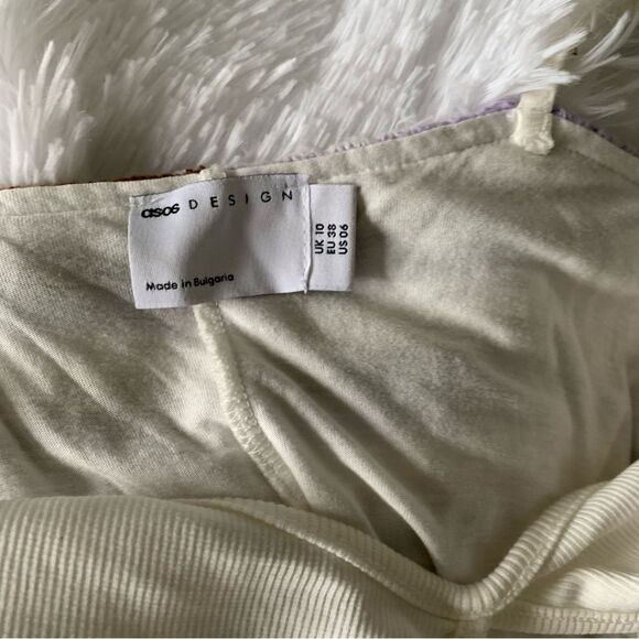 ASOS CHROCHET CUTOUT MIDI DRESS - Picture 13 of 13